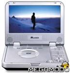 LETTORE DVD PORTATILE SLIM CON VIDEO 7" TFT LCD 16:9